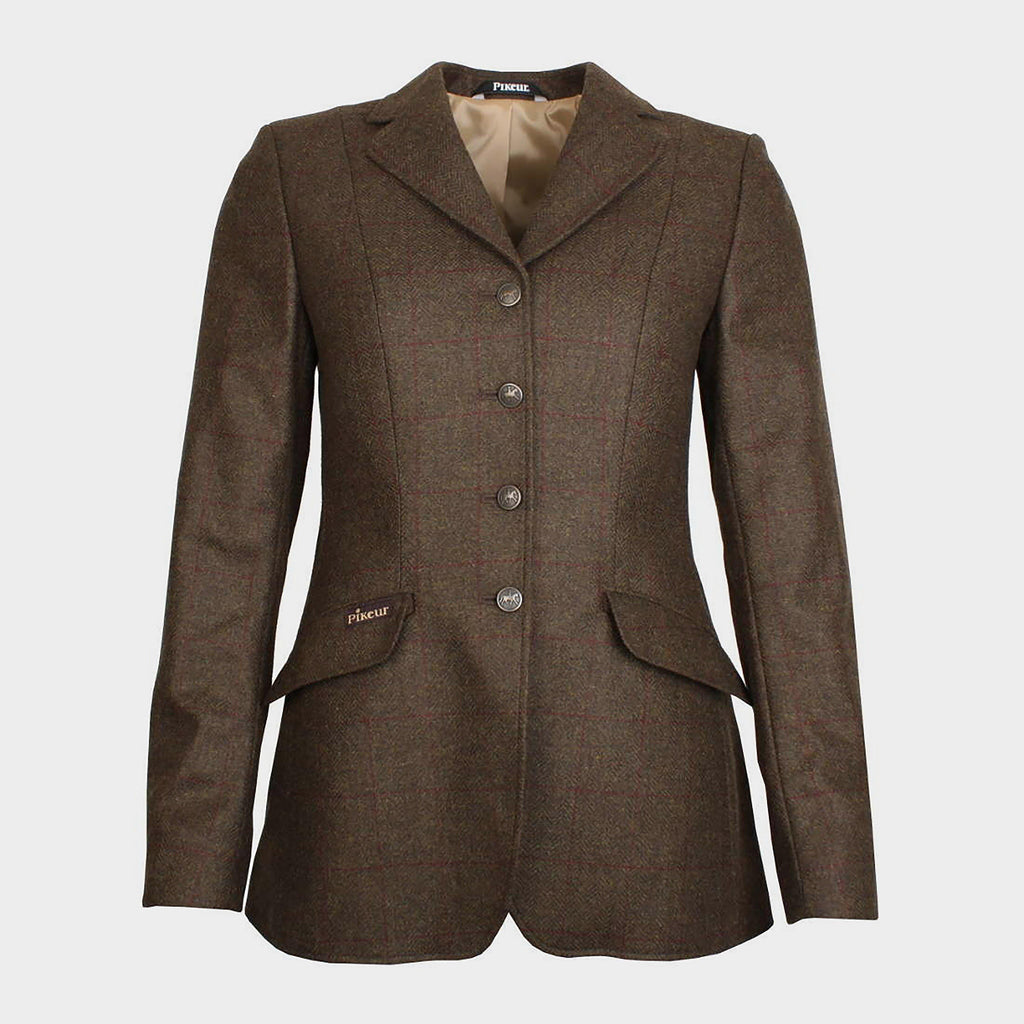 Ladies Epsom Tweed Show Jacket Dark Tweed