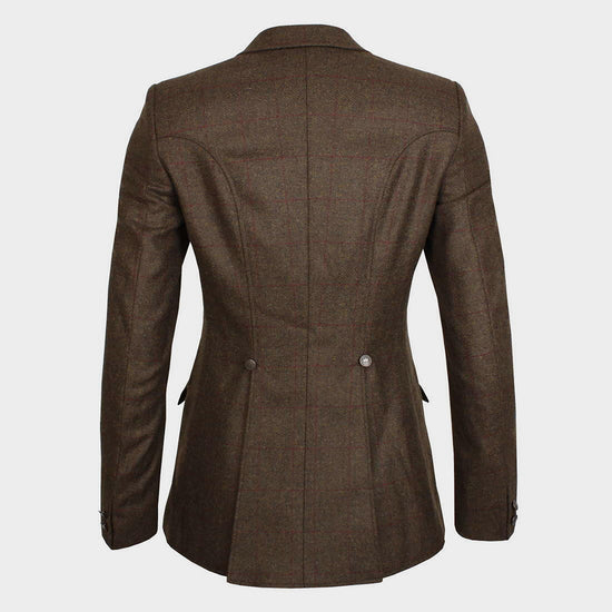 Ladies Epsom Tweed Show Jacket Dark Tweed