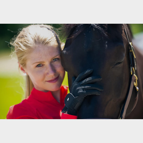 Roeck-Grip Chester Riding Gloves Black