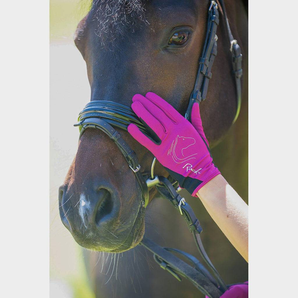 Kids Tryon Gloves Berry