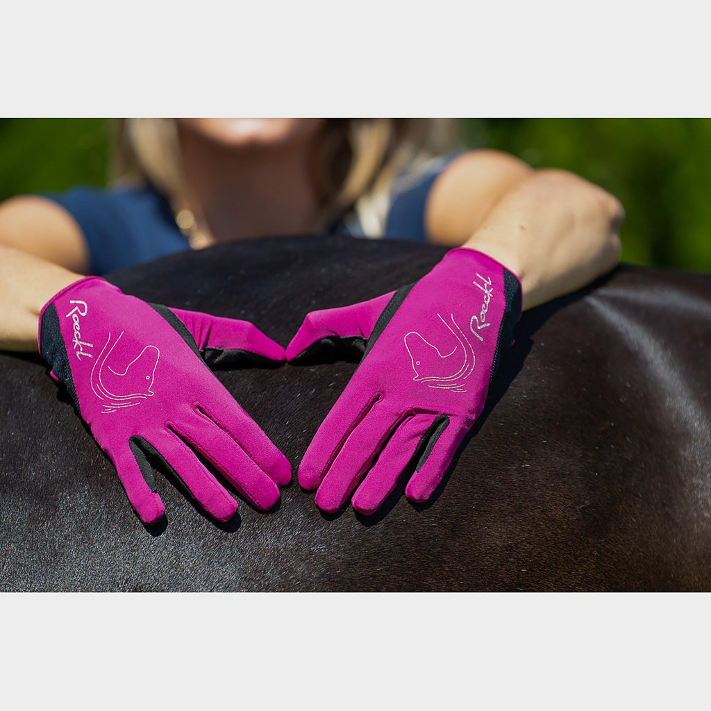 Kids Tryon Gloves Berry