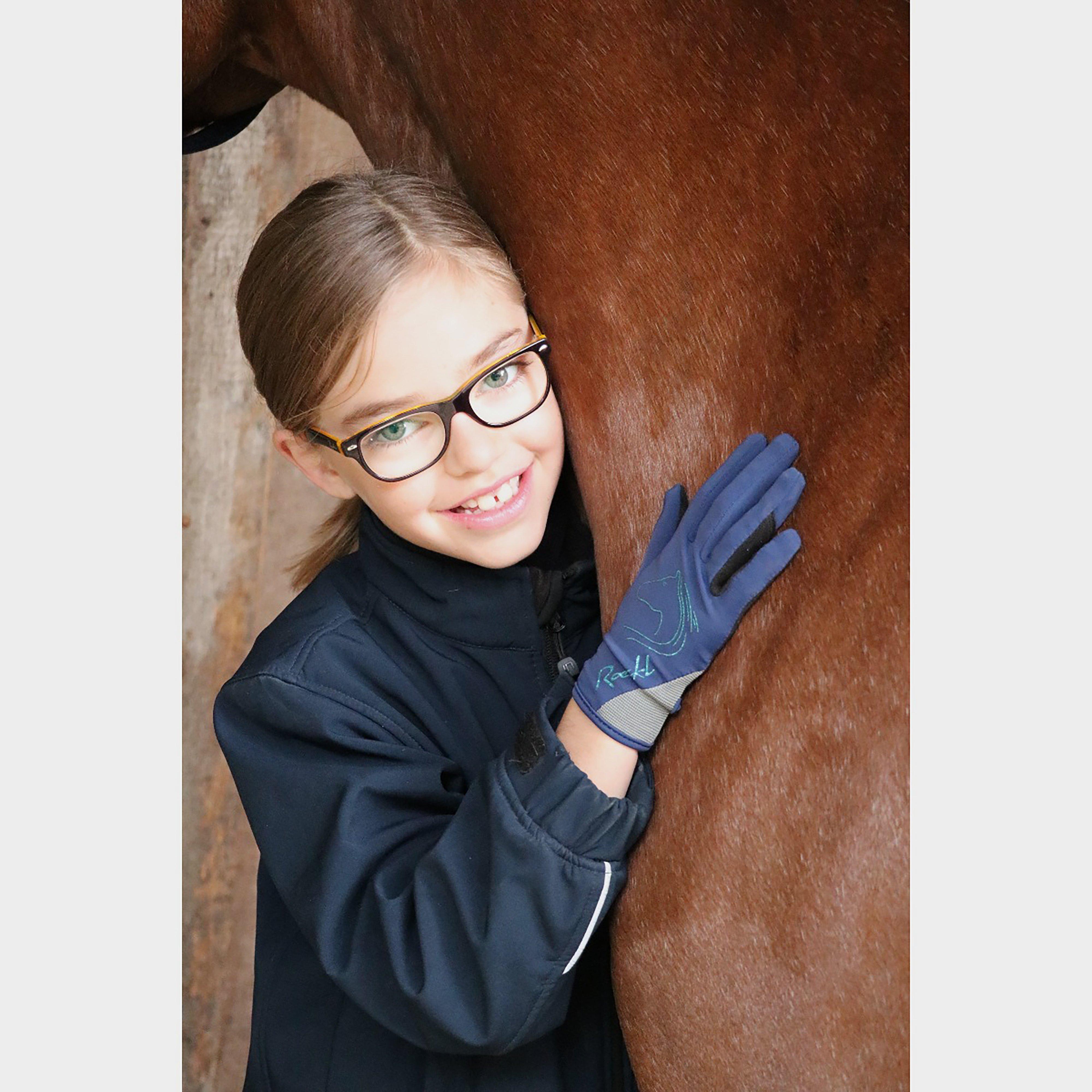 Kids Tryon Gloves Navy