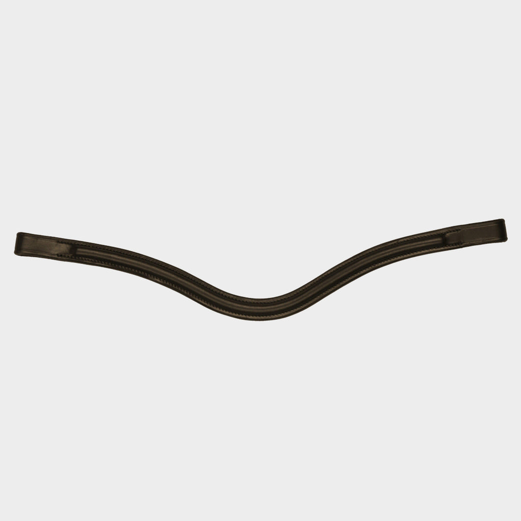 Curved Raised Browband Brown New