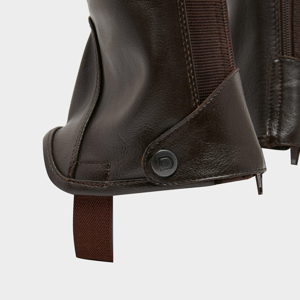 Adults Stretch Fit Half Chaps Brown