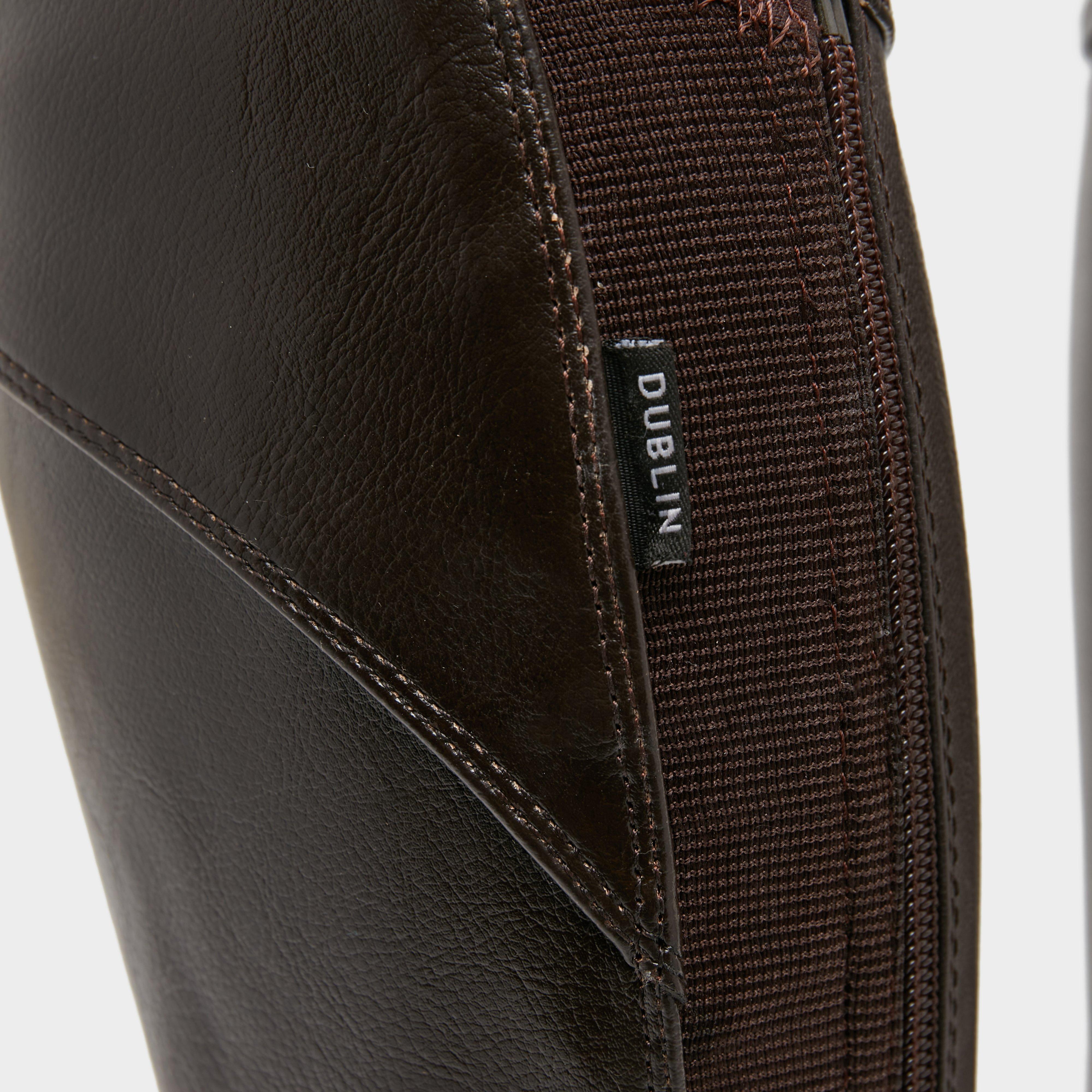 Adults Stretch Fit Half Chaps Brown