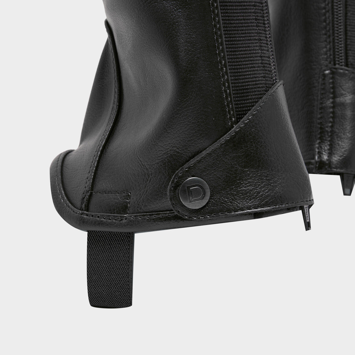 Childs Stretch Fit Half Chaps Black