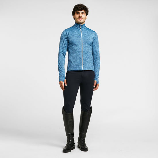 Womens Momentum Supa-Fit Knee Patch Pull On Jodhpurs Navy