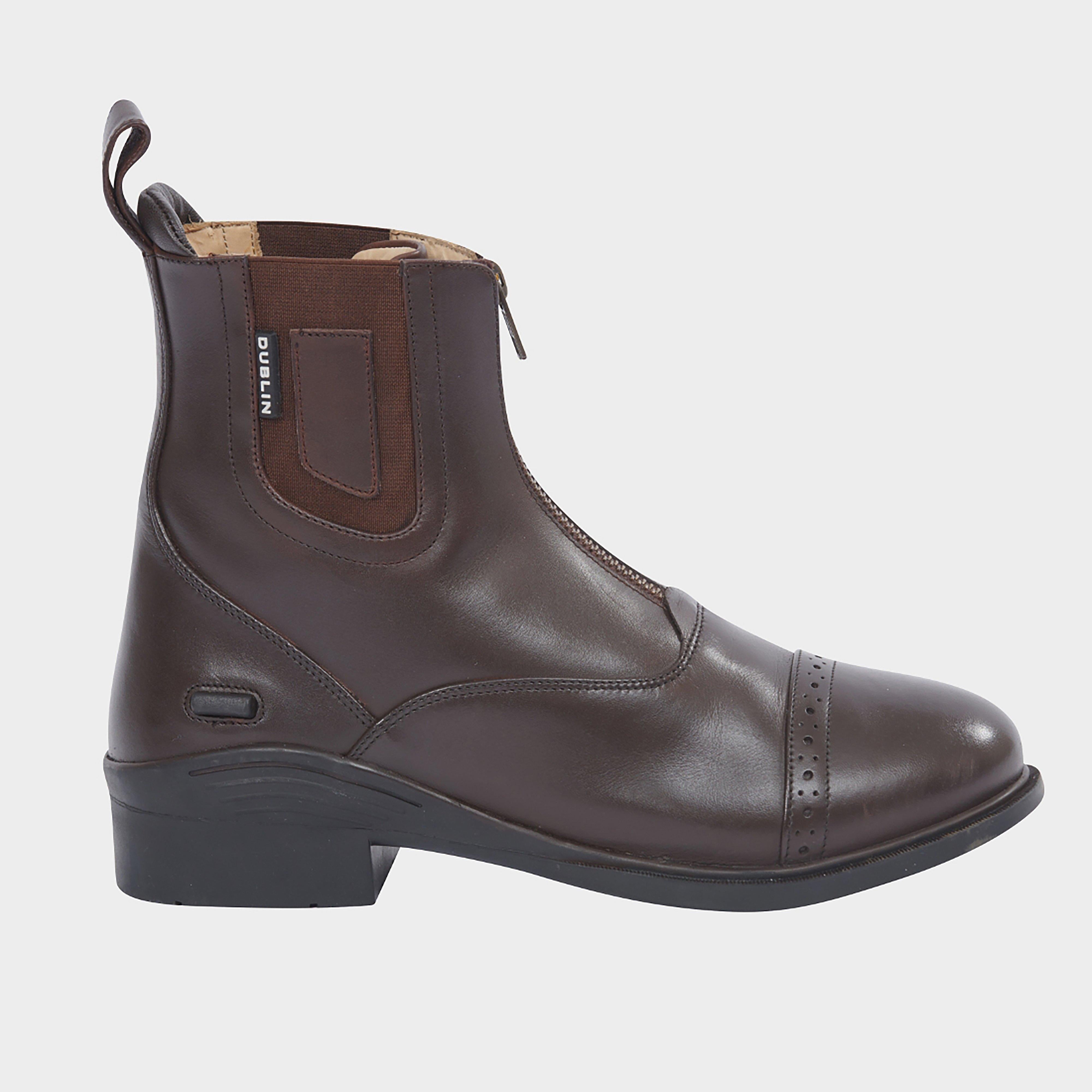 Womens Evolution Zip Paddock Boots Brown