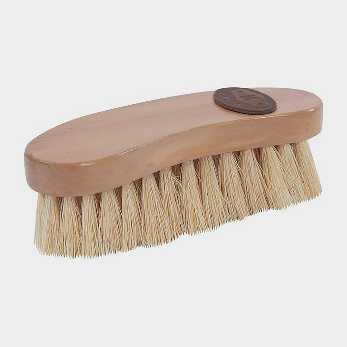 Wooden Deluxe Banana Shaped Dandy Brush