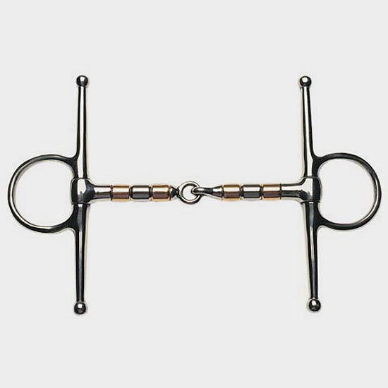 Full Cheek Snaffle With Copper Rollers
