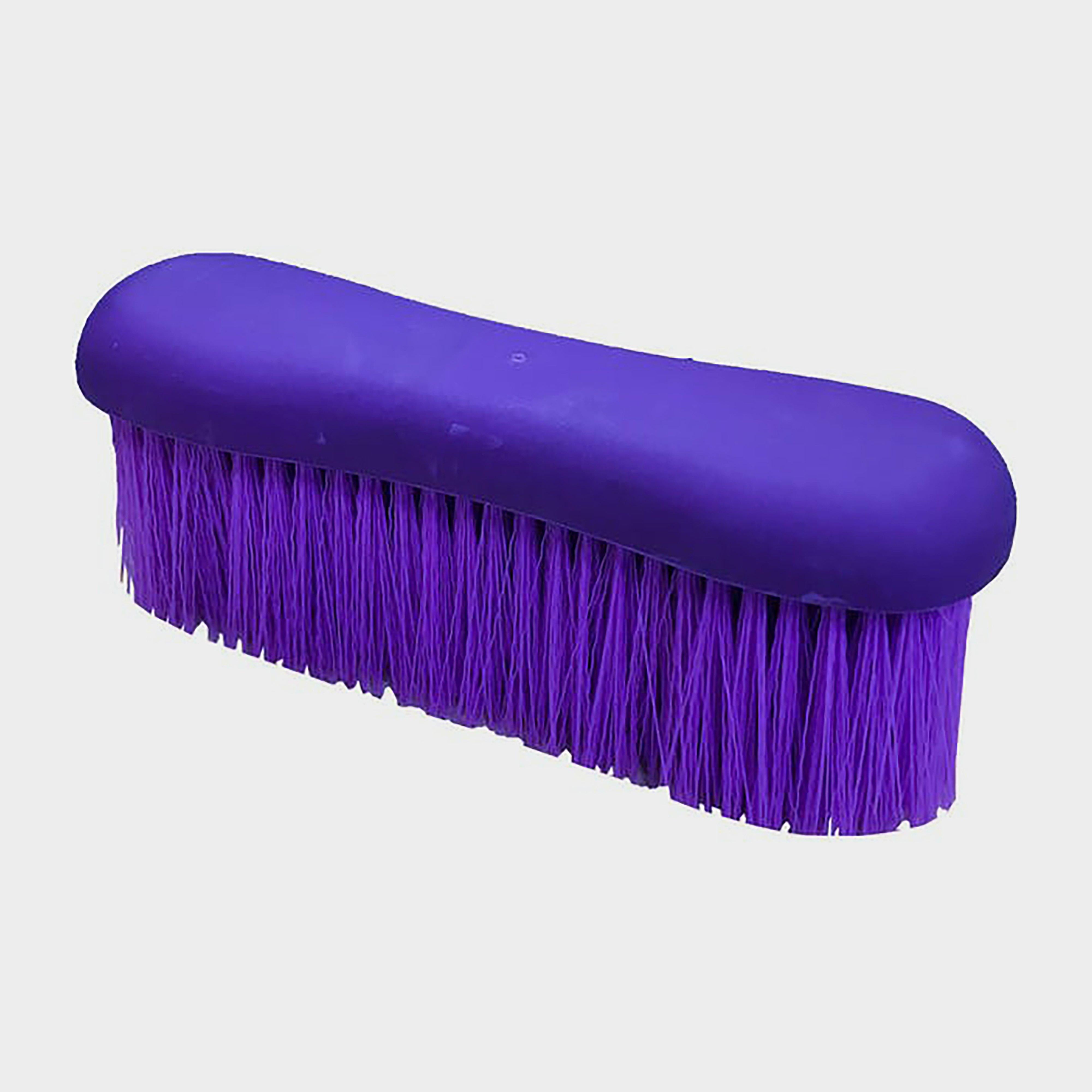Soft Grip Long Bristle Dandy Brush Purple
