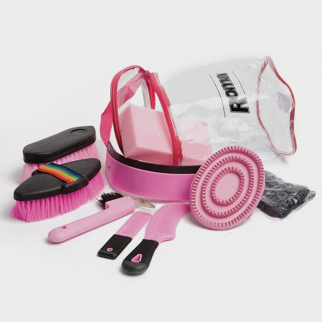 Cylinder Grooming Kit 9 Piece Pink