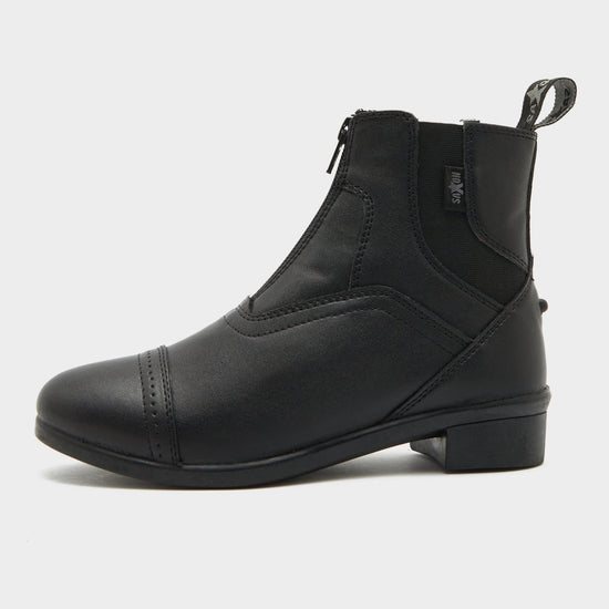 Childs Syntovia Zip Paddock Boots Black
