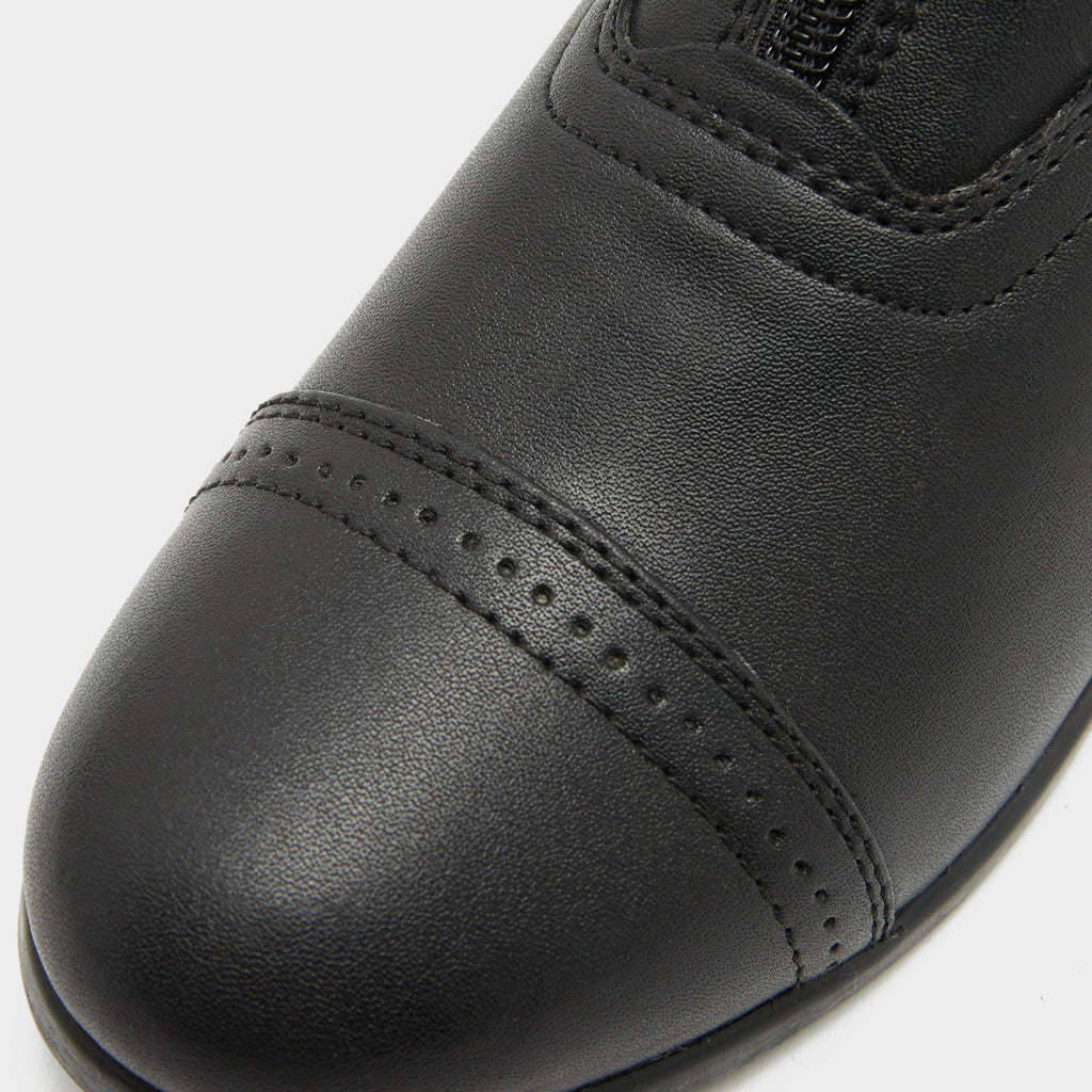 Childs Syntovia Zip Paddock Boots Black