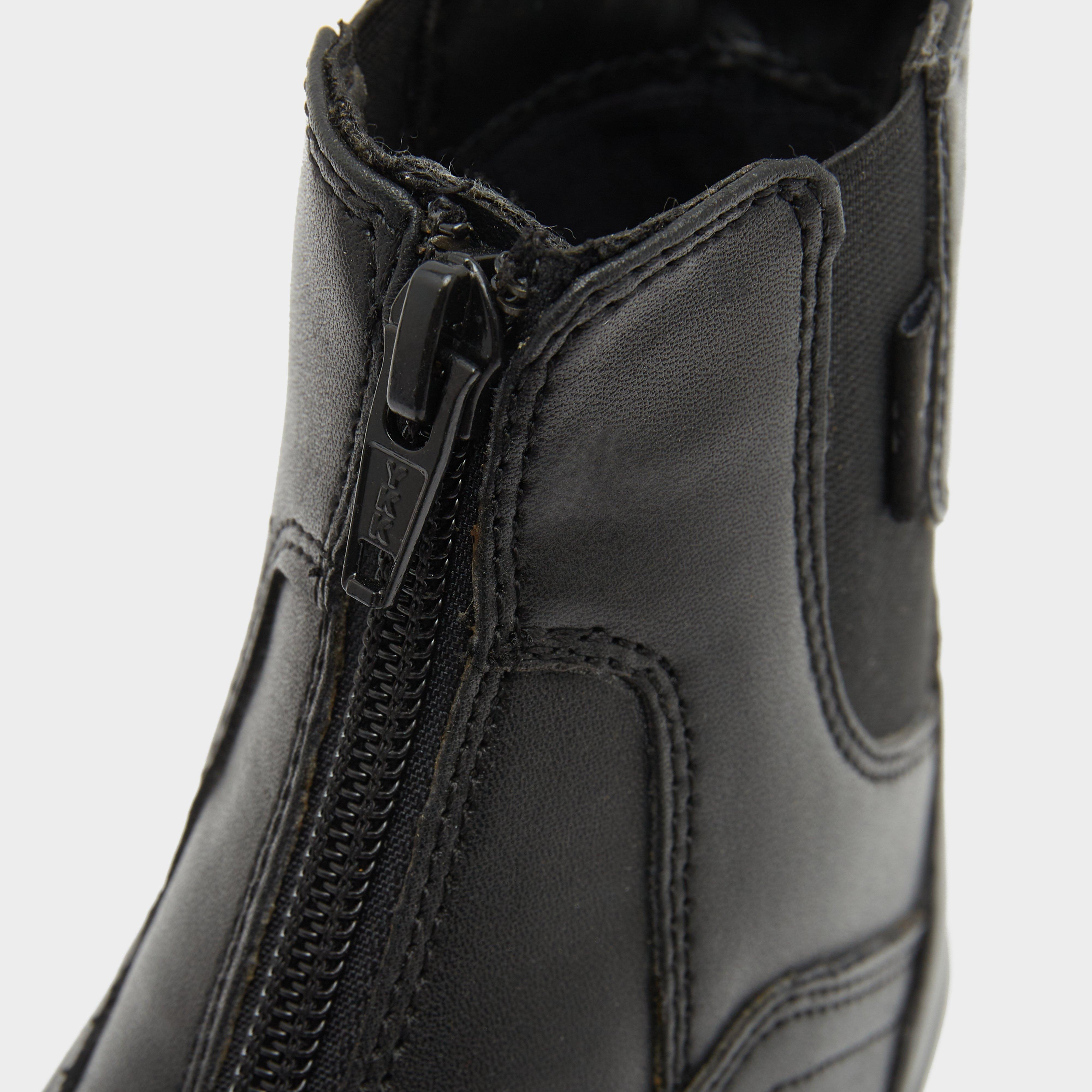 Childs Syntovia Zip Paddock Boots Black
