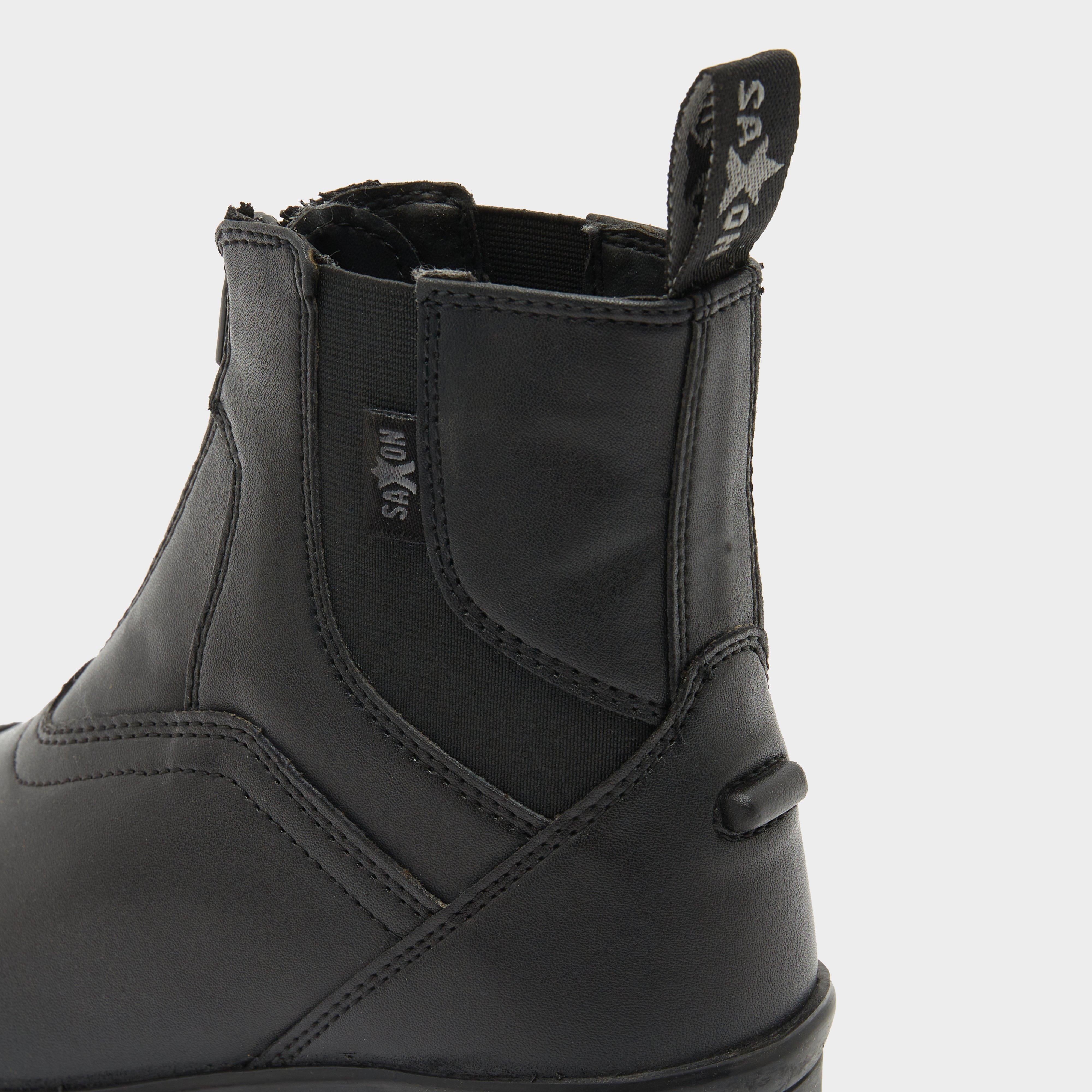 Childs Syntovia Zip Paddock Boots Black