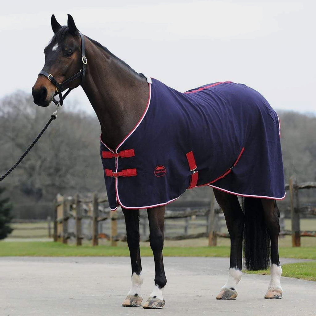 Cotton Show Sheet Navy/Red/White