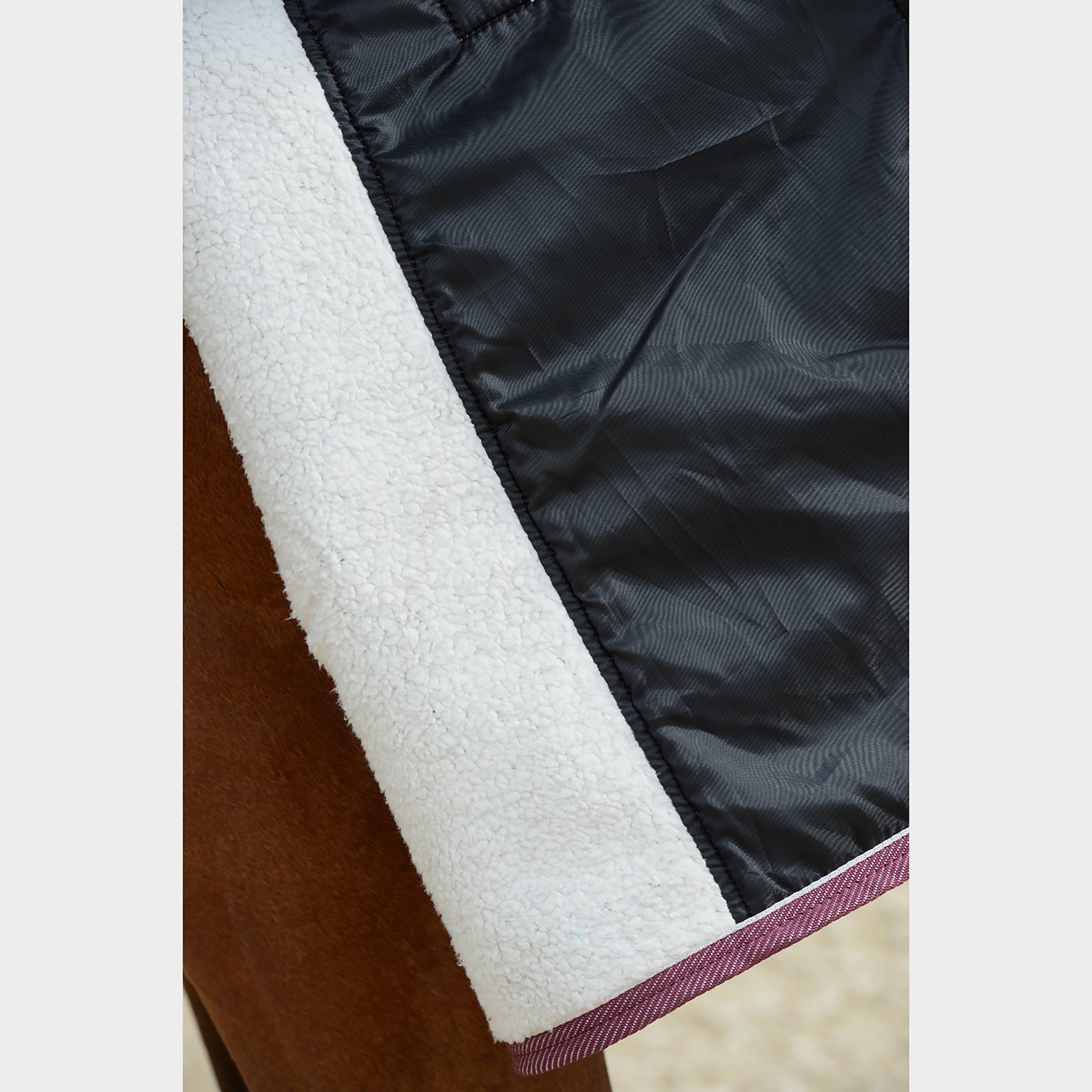 Sherpa Fleece Standard Neck Cooler Maroon/White