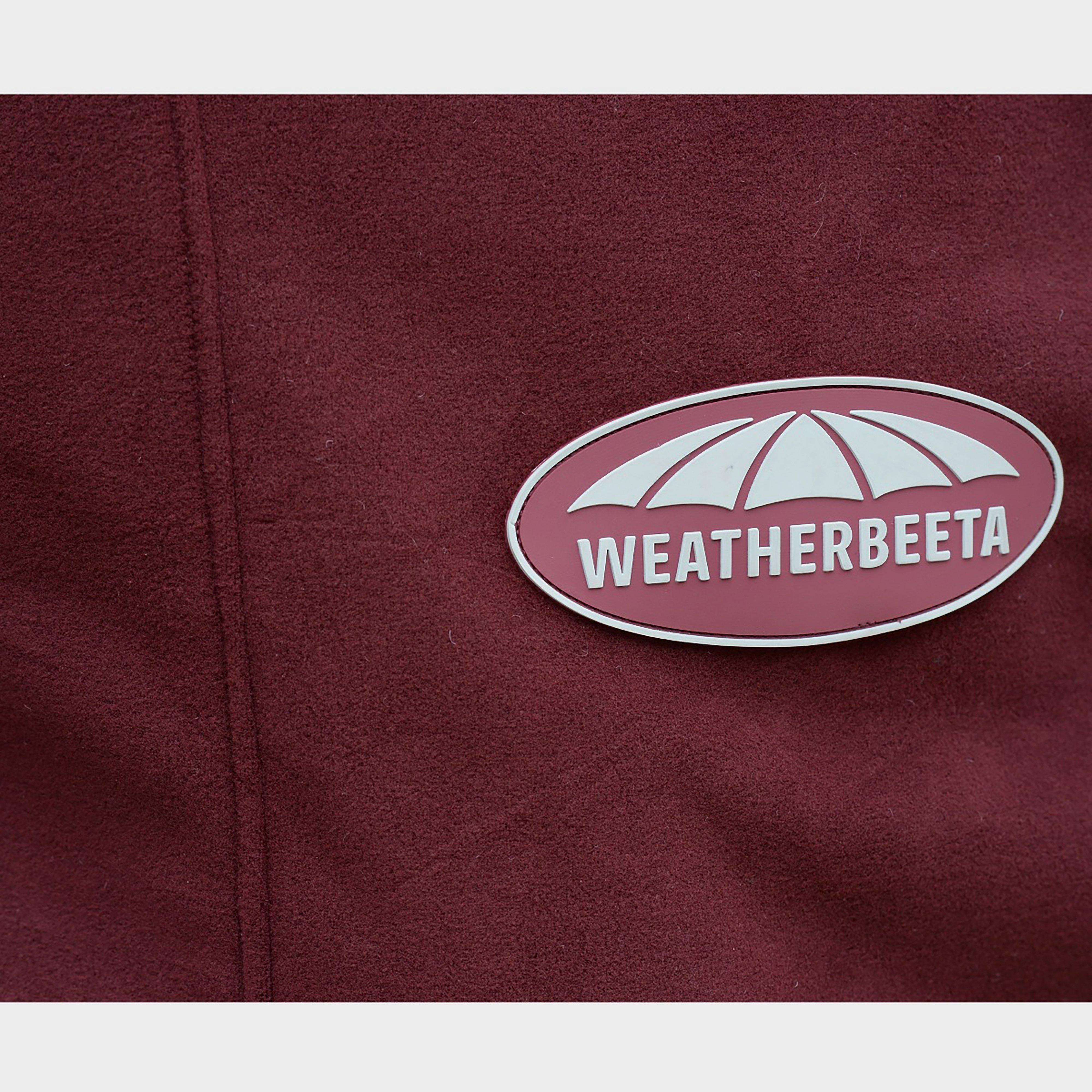Sherpa Fleece Standard Neck Cooler Maroon/White