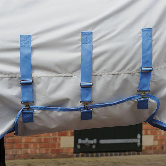 Sweet-Itch Shield Combo Neck Fly Rug White/Blue