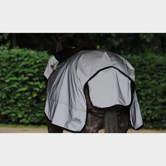 Reflective Wrap Exercise Sheet Silver/Black