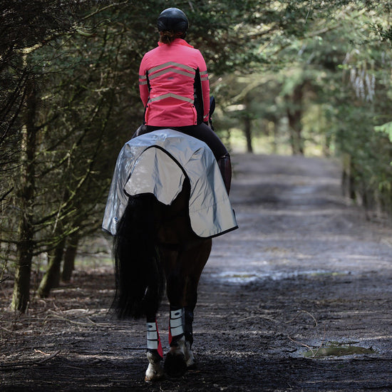 Reflective Wrap Exercise Sheet Silver/Black