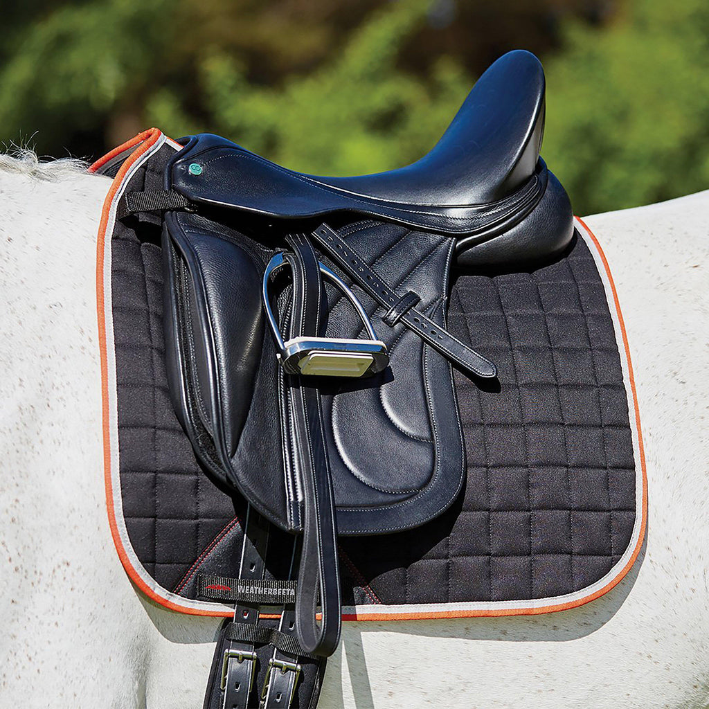 Therapy-Tec Dressage Saddle Pad Black/Silver/Red