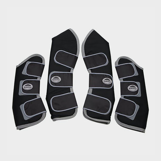 Travel Boots Black/Silver