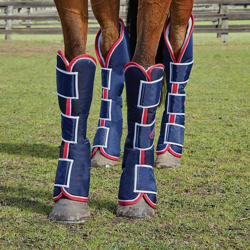 Travel Boots Navy/Red/White