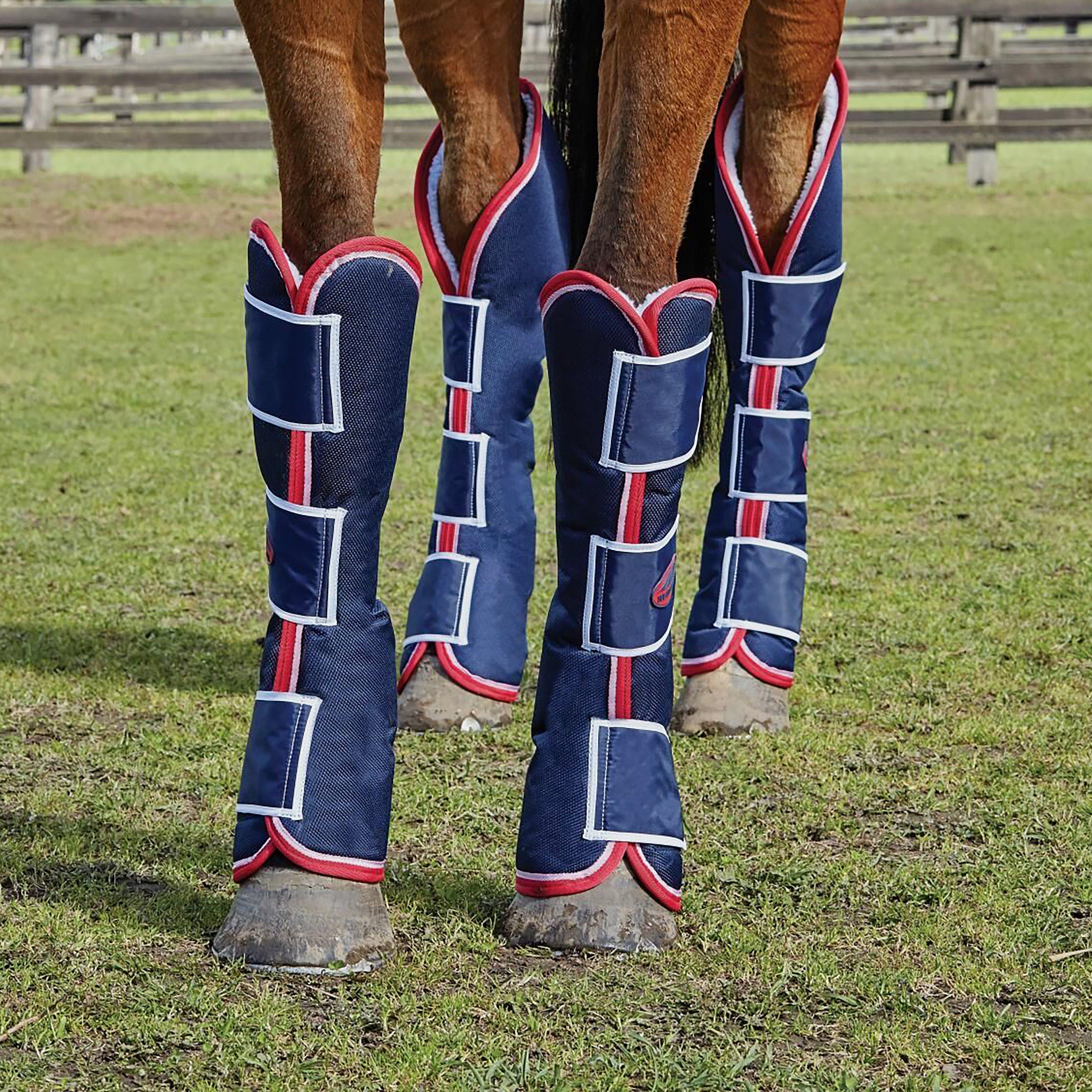 Travel Boots Navy/Red/White