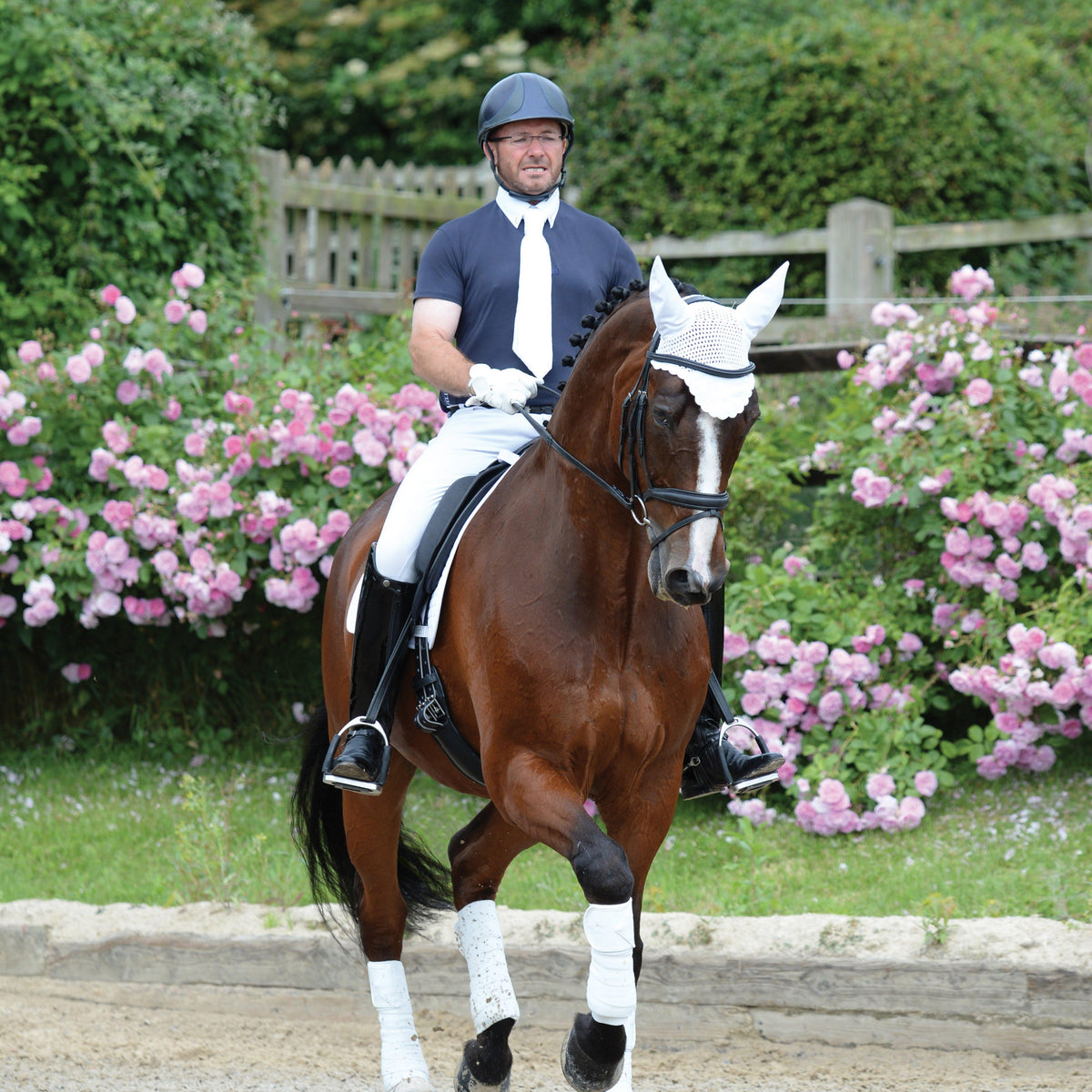 Prime Dressage Saddle Pad White