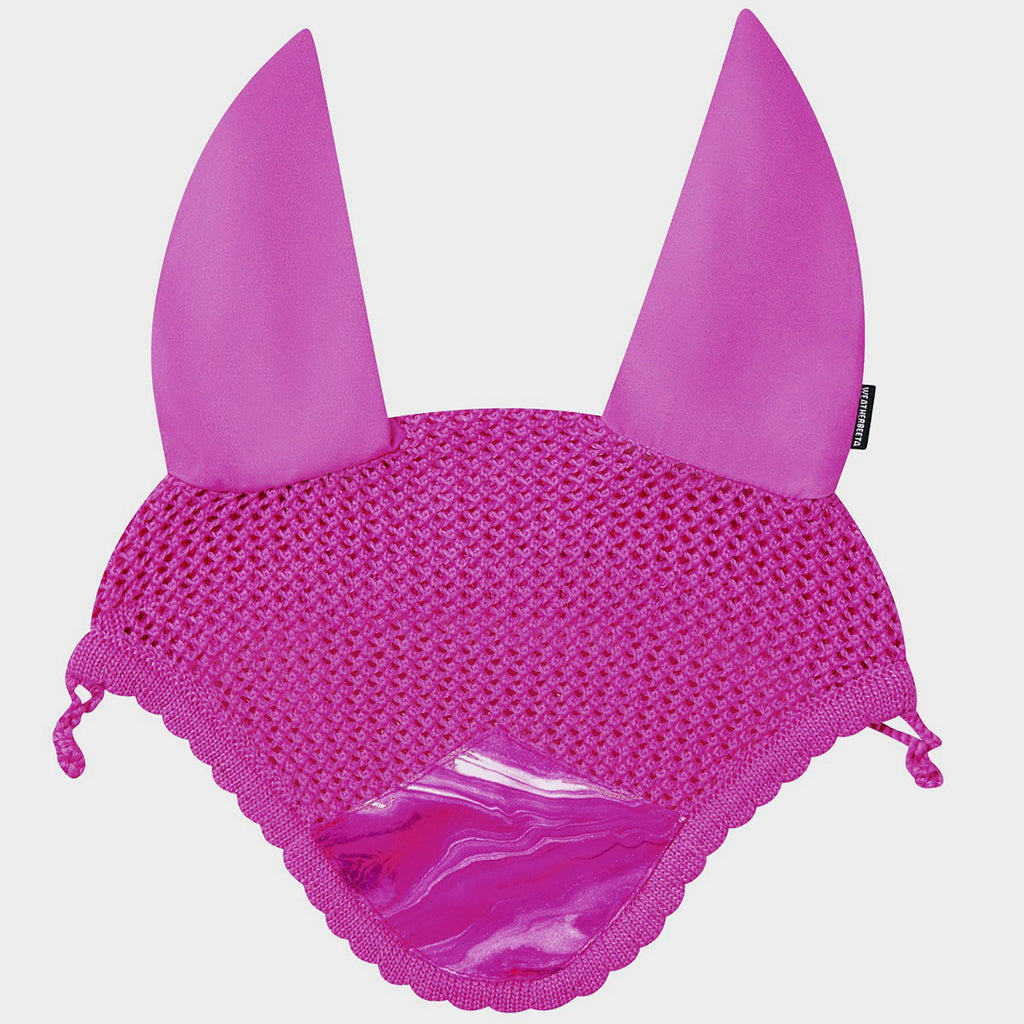 Prime Marble Ear Veil Pink Swirl Marble Print