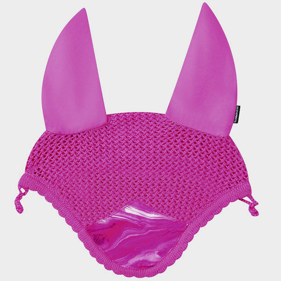 Prime Marble Ear Veil Pink Swirl Marble Print