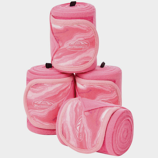 Marble Fleece Bandages Pink Swirl Marble Print