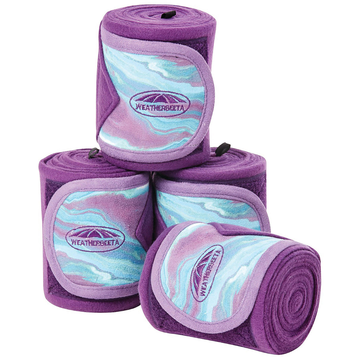 Marble Fleece Bandages Purple Swirl Marble Print