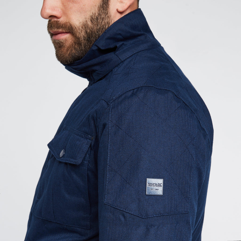 Mens Eastyn Waterproof Insulated Jacket Navy
