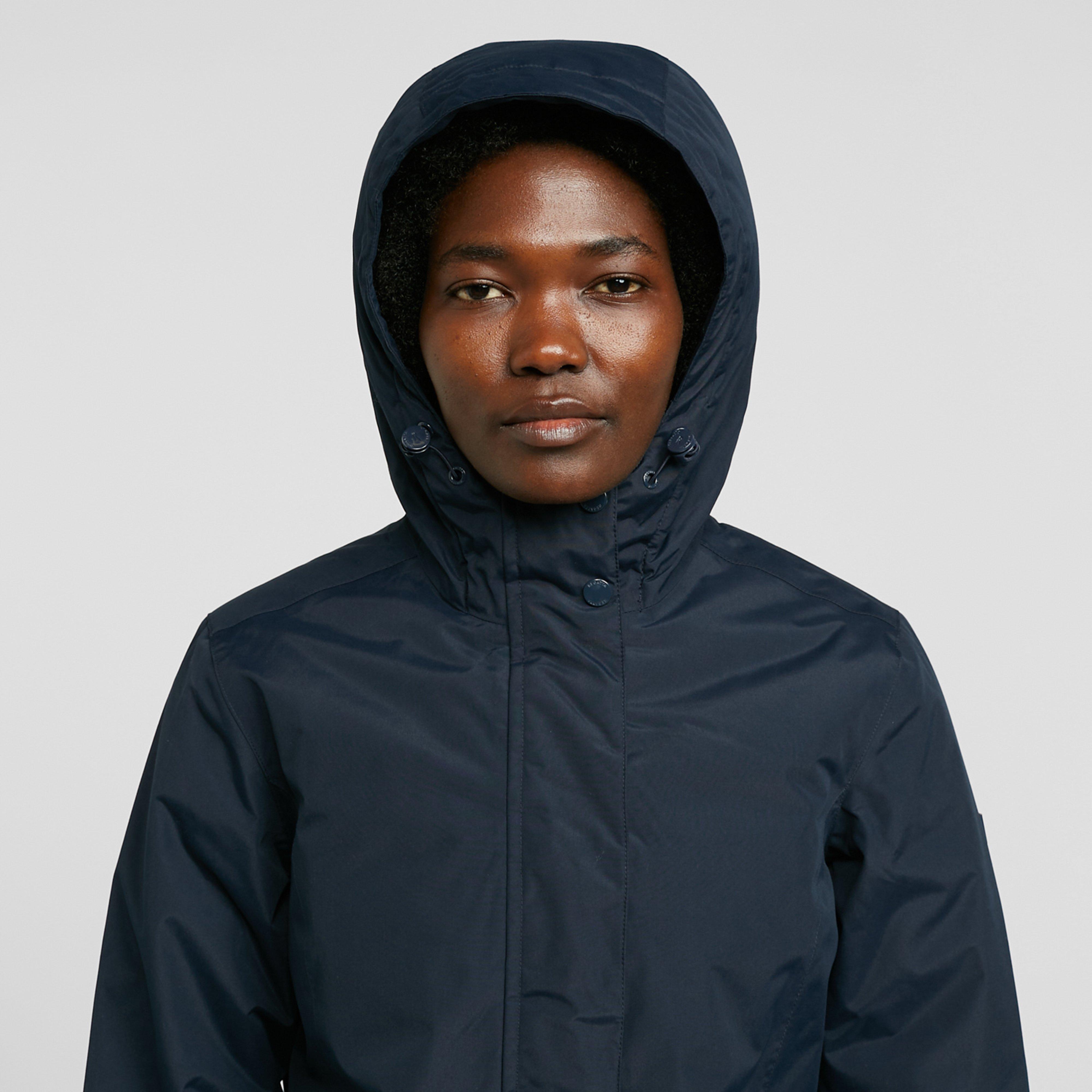 Womens Brigida Waterproof Insulated Jacket Navy Check