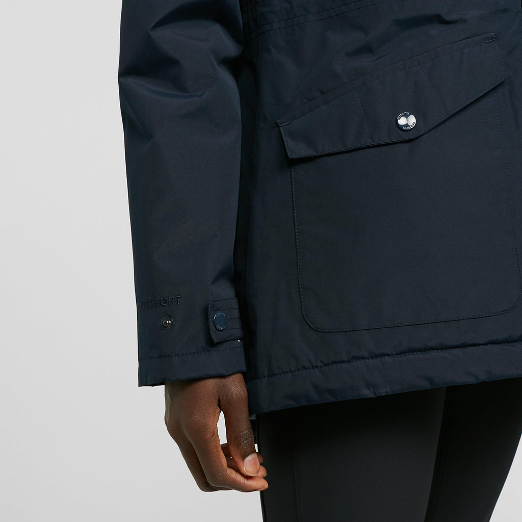 Womens Brigida Waterproof Insulated Jacket Navy Check