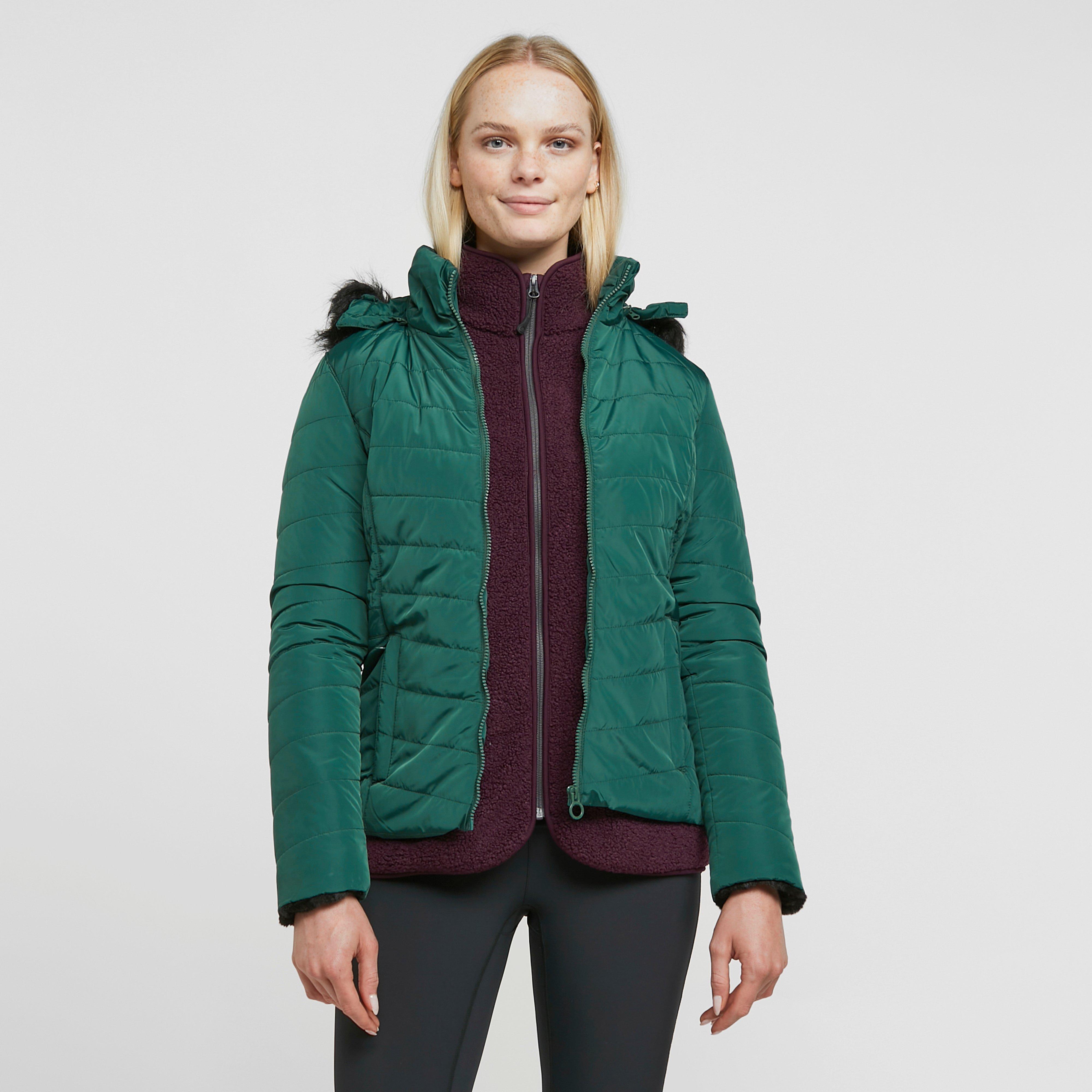 Womens Winslow Insulated Quilted Jacket Evergreen