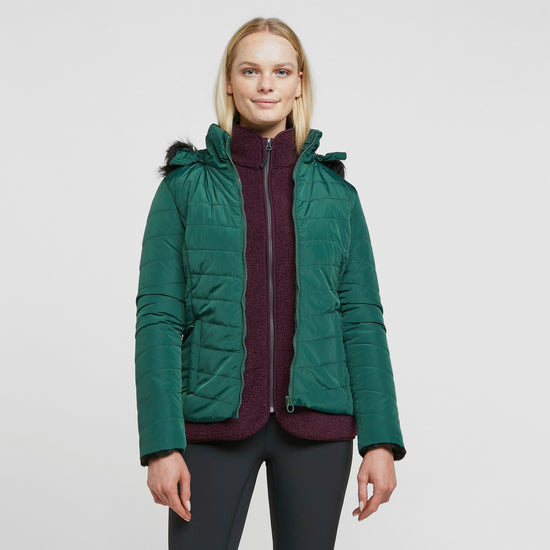 Womens Winslow Insulated Quilted Jacket Evergreen