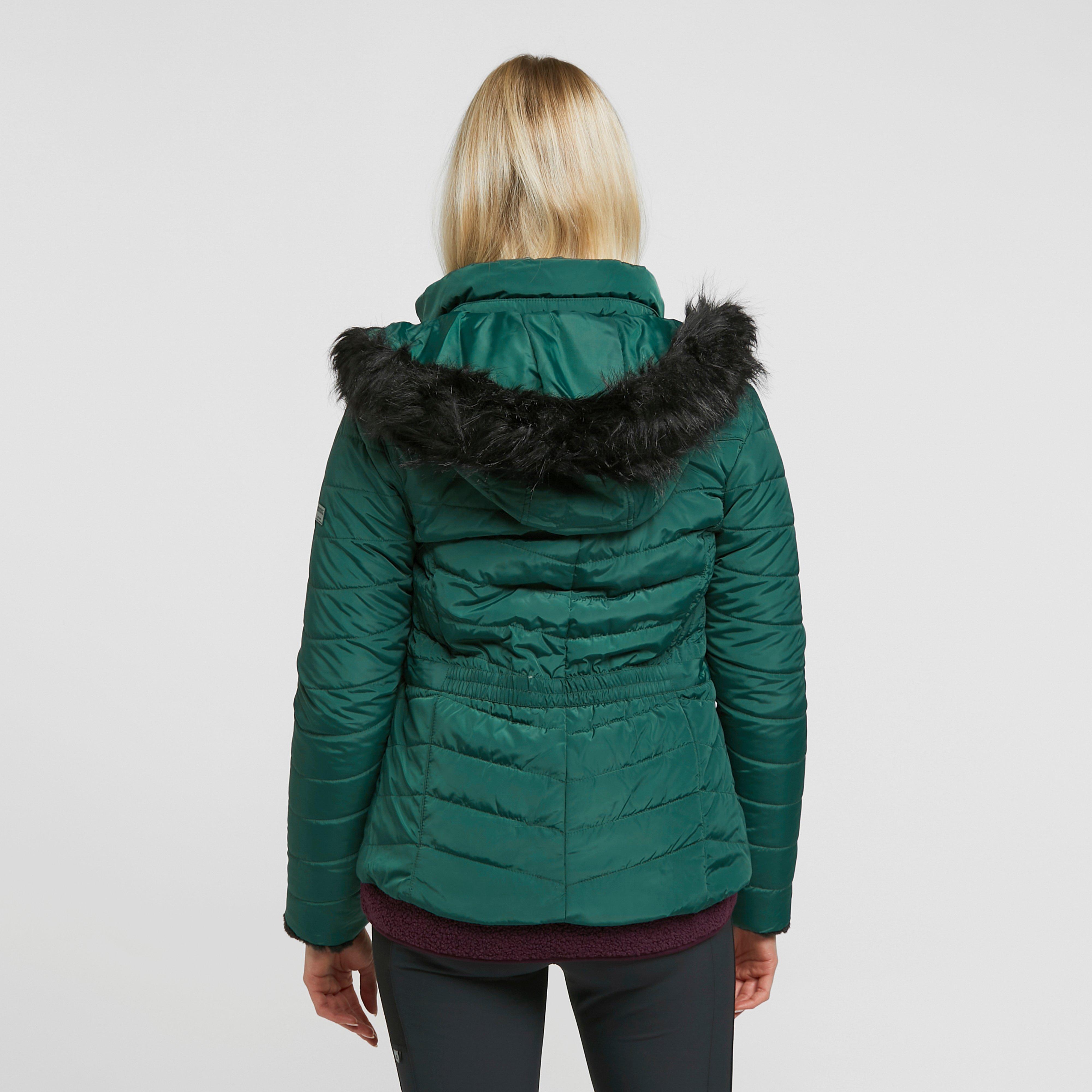 Womens Winslow Insulated Quilted Jacket Evergreen