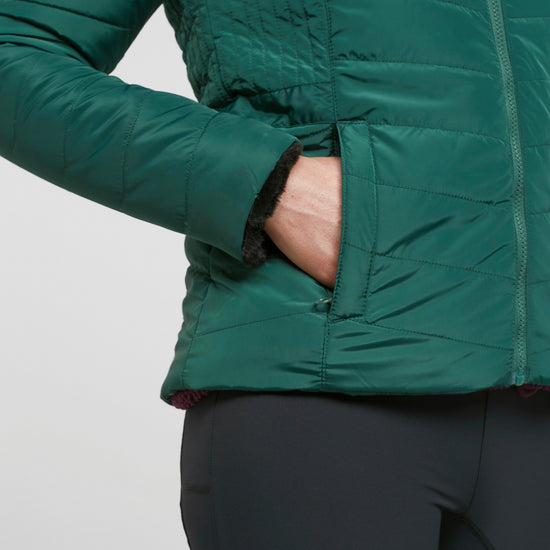 Womens Winslow Insulated Quilted Jacket Evergreen