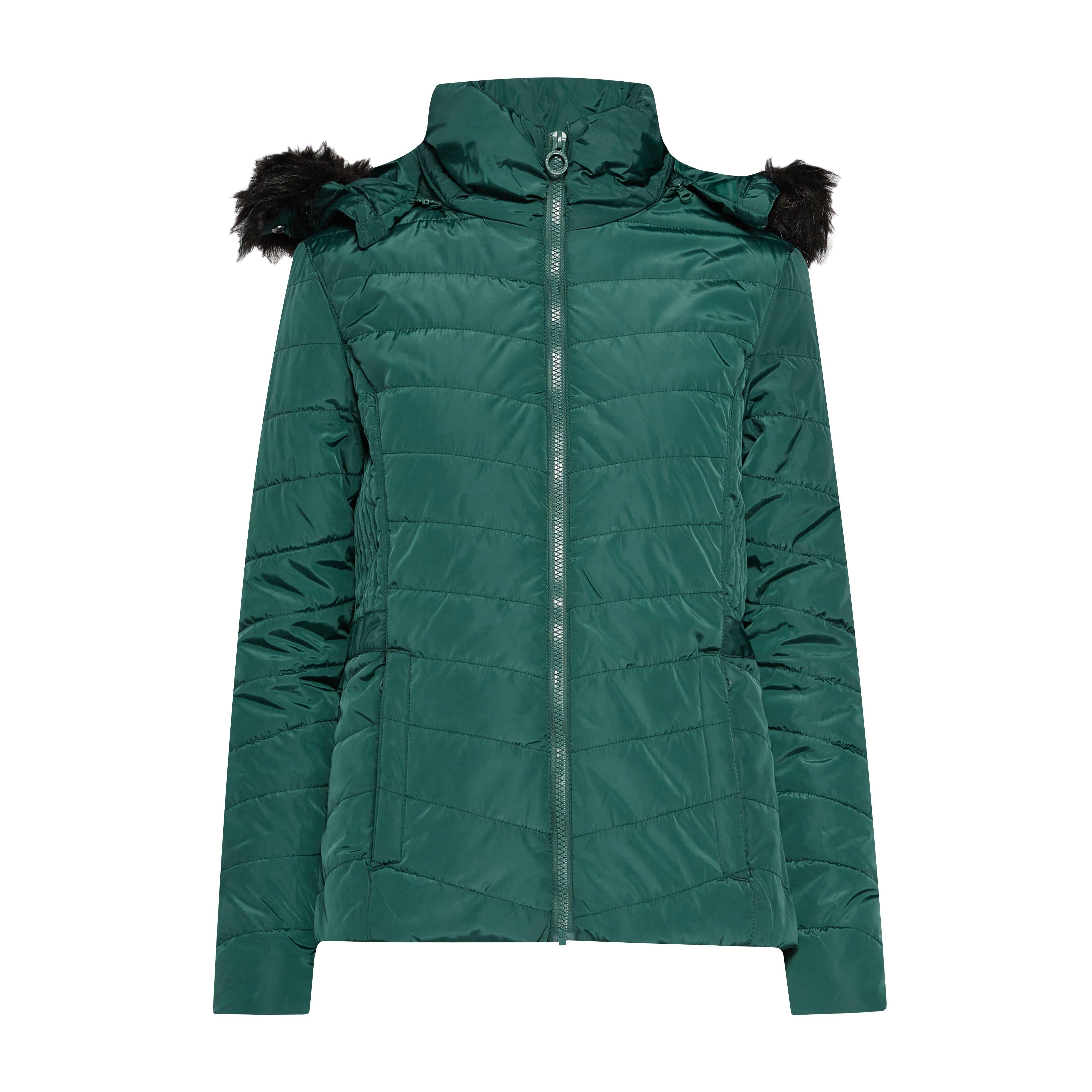 Womens Winslow Insulated Quilted Jacket Evergreen