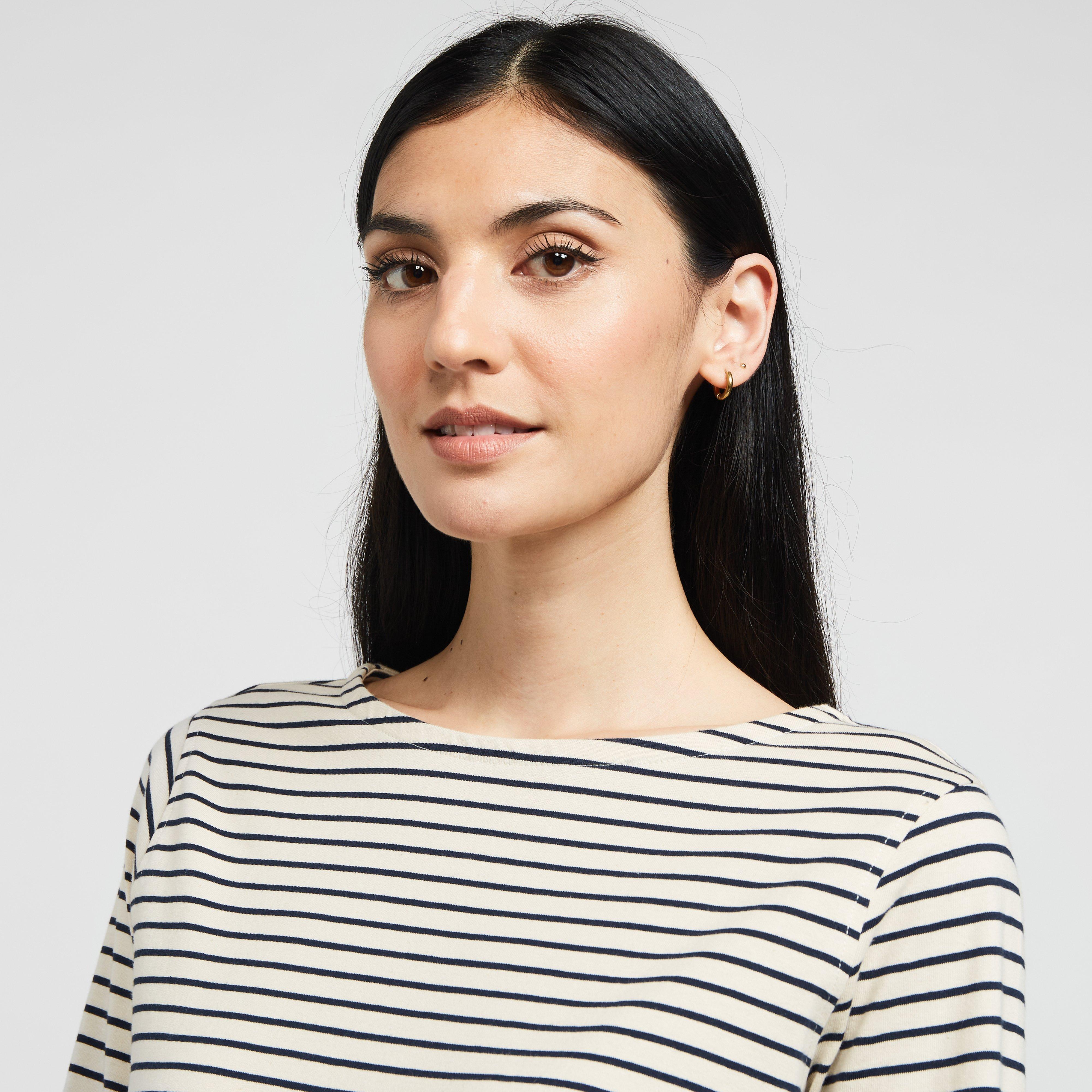 Womens Fernanda Long Sleeve Top Navy/White Stripe