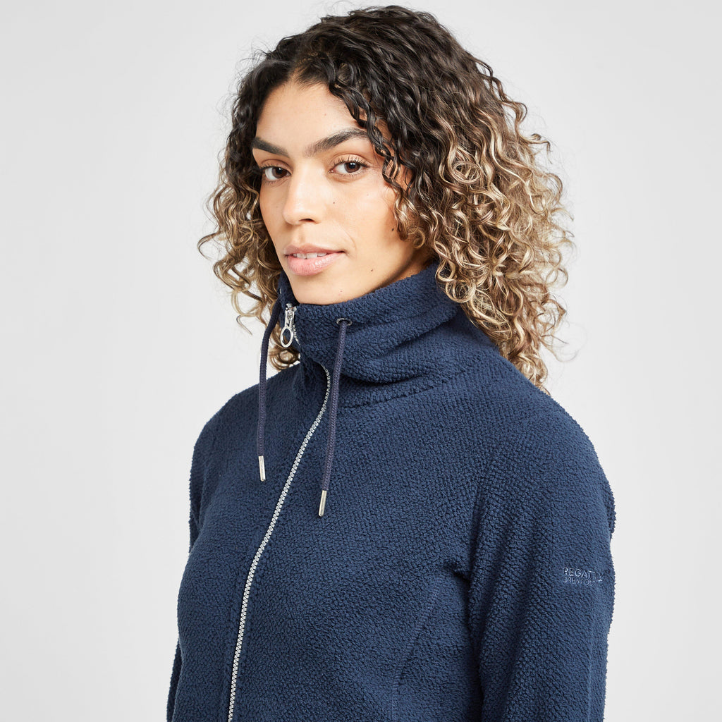 Womens Zabelle Fleece Navy Fluffy