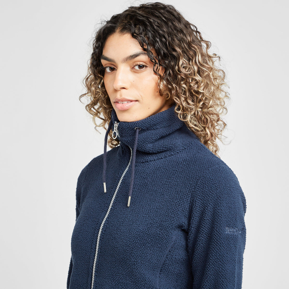 Womens Zabelle Fleece Navy Fluffy