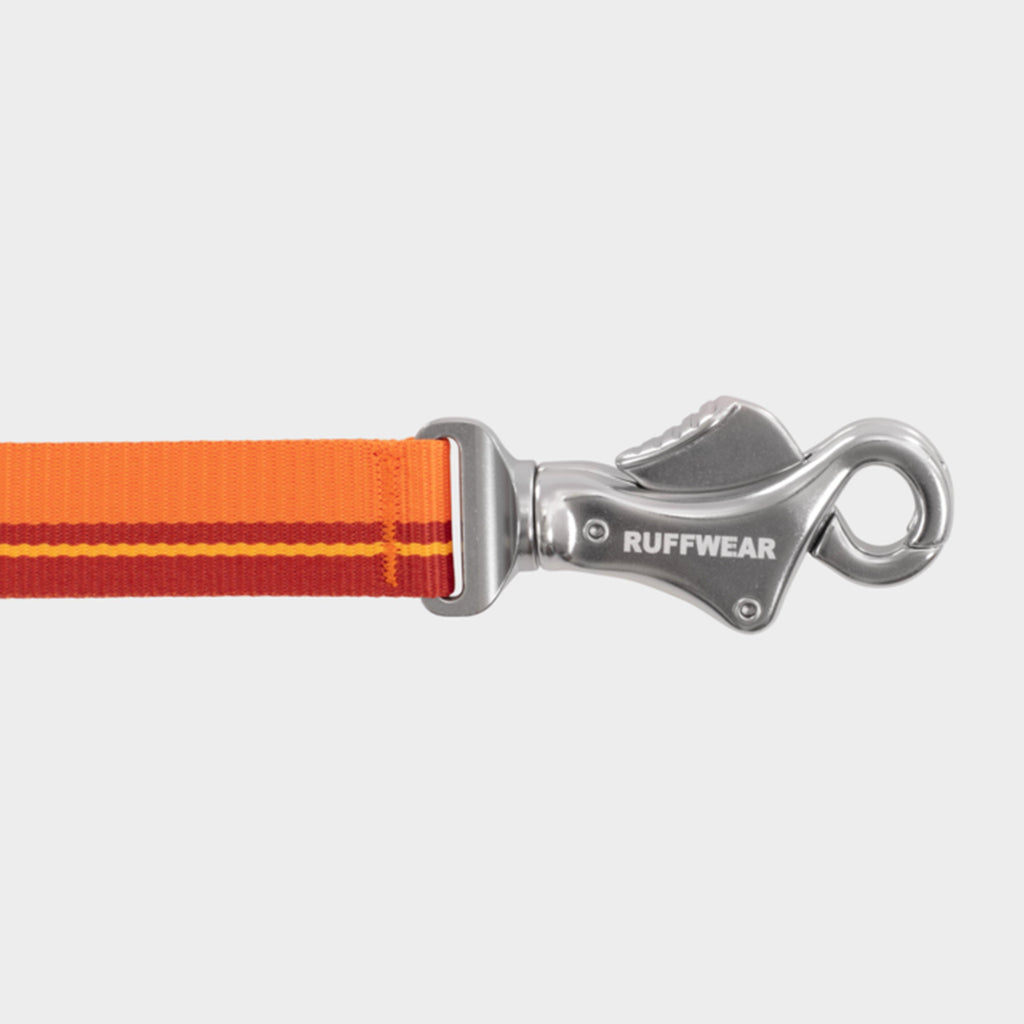 Flat Out Adjustable Dog Lead Orange