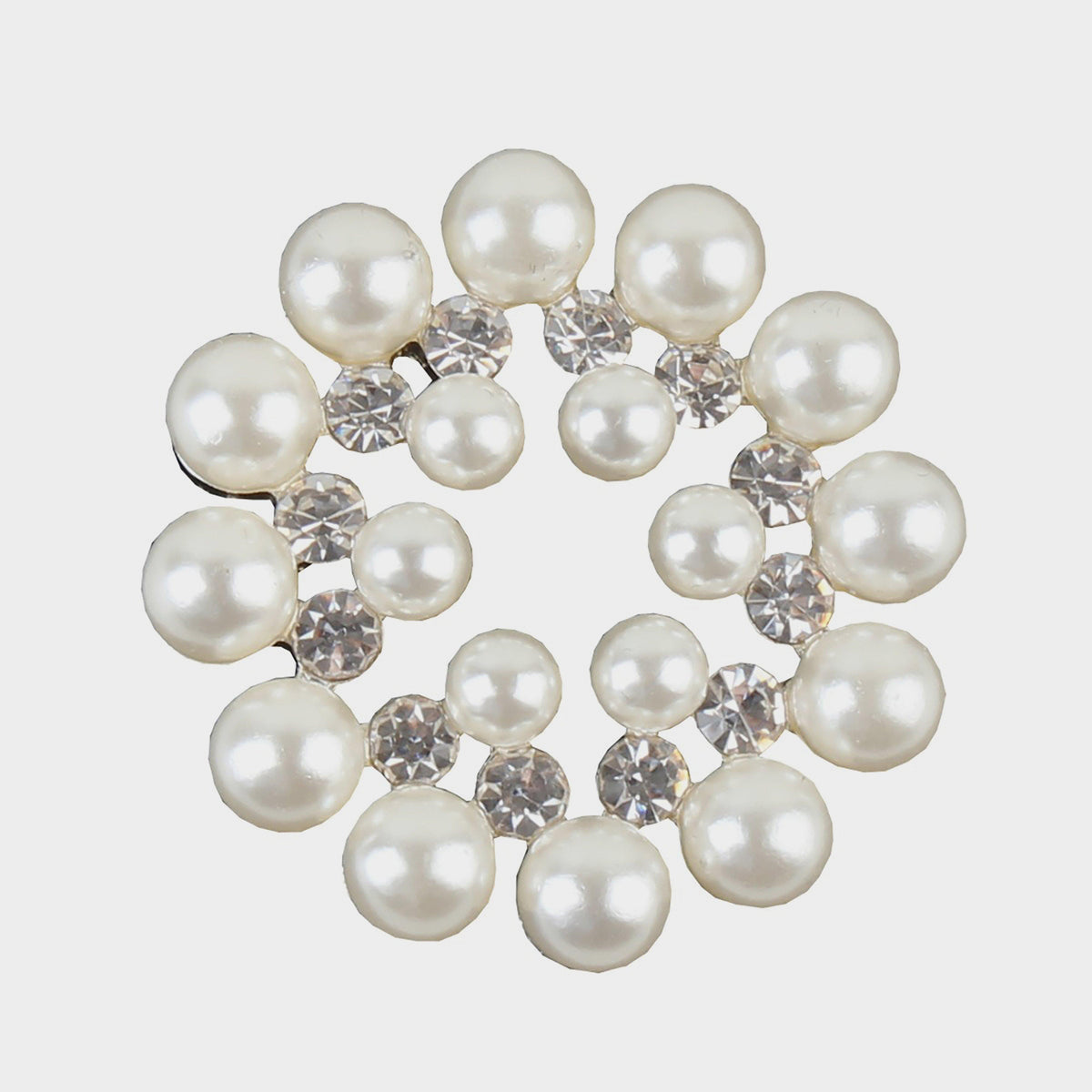 Bijou Pearl Stock Pin White