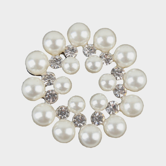 Bijou Pearl Stock Pin White
