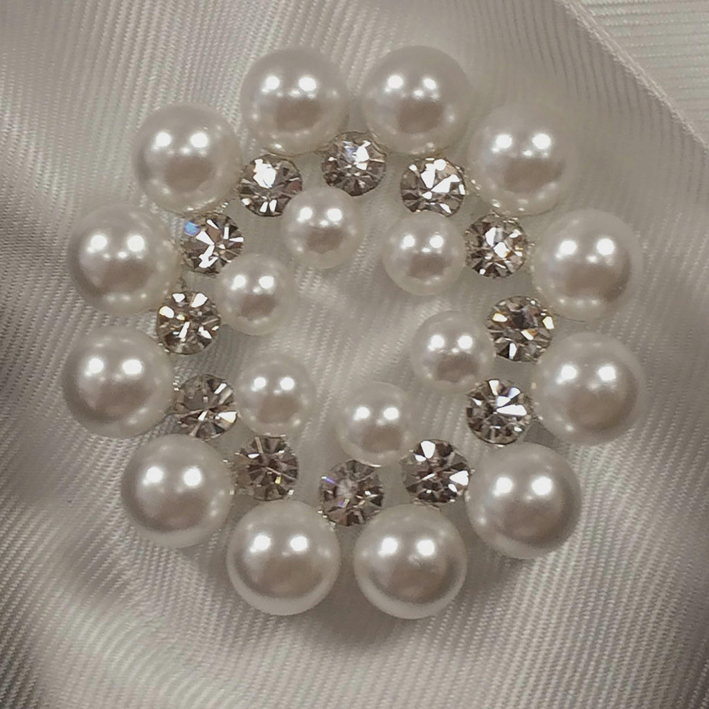 Bijou Pearl Stock Pin White